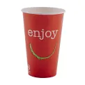 Huhtamaki Enjoy Paper Cold Cups 455ml / 16oz (Pack of 1000) - Image 8