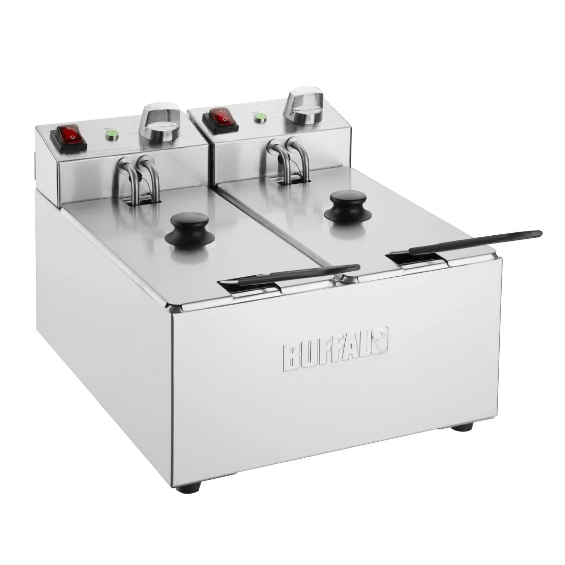 Buffalo Countertop Electric Fryer 2x3Ltr - Image 1