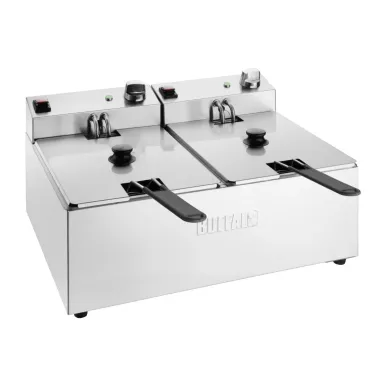 Buffalo Countertop Electric Fryer 2x5Ltr