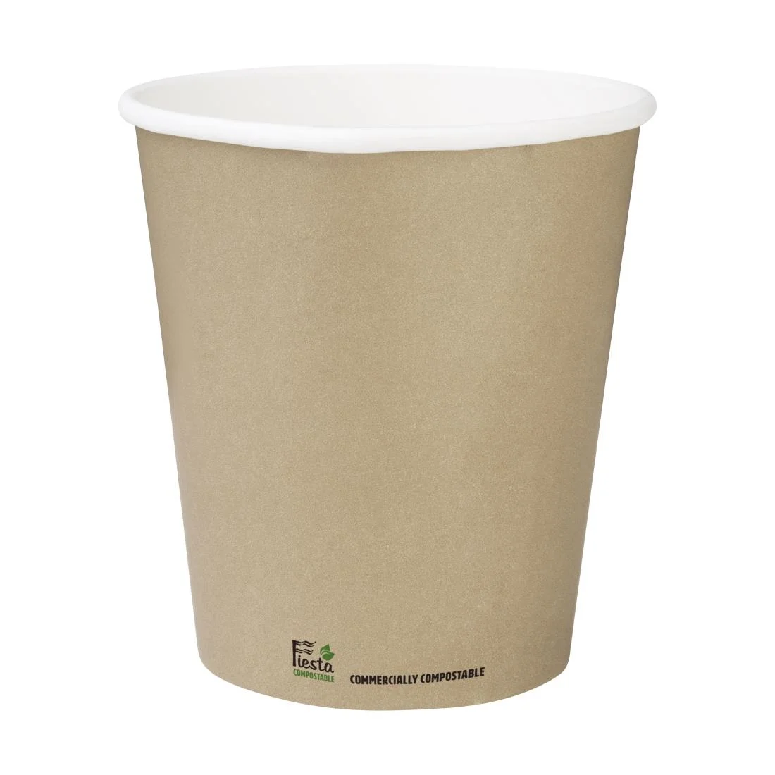 Fiesta Compostable Coffee Cups Single Wall 12oz (Pack of 50) - Image 1