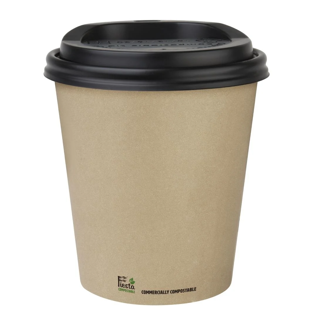 Fiesta Compostable Coffee Cups Single Wall 12oz (Pack of 50) - Image 2