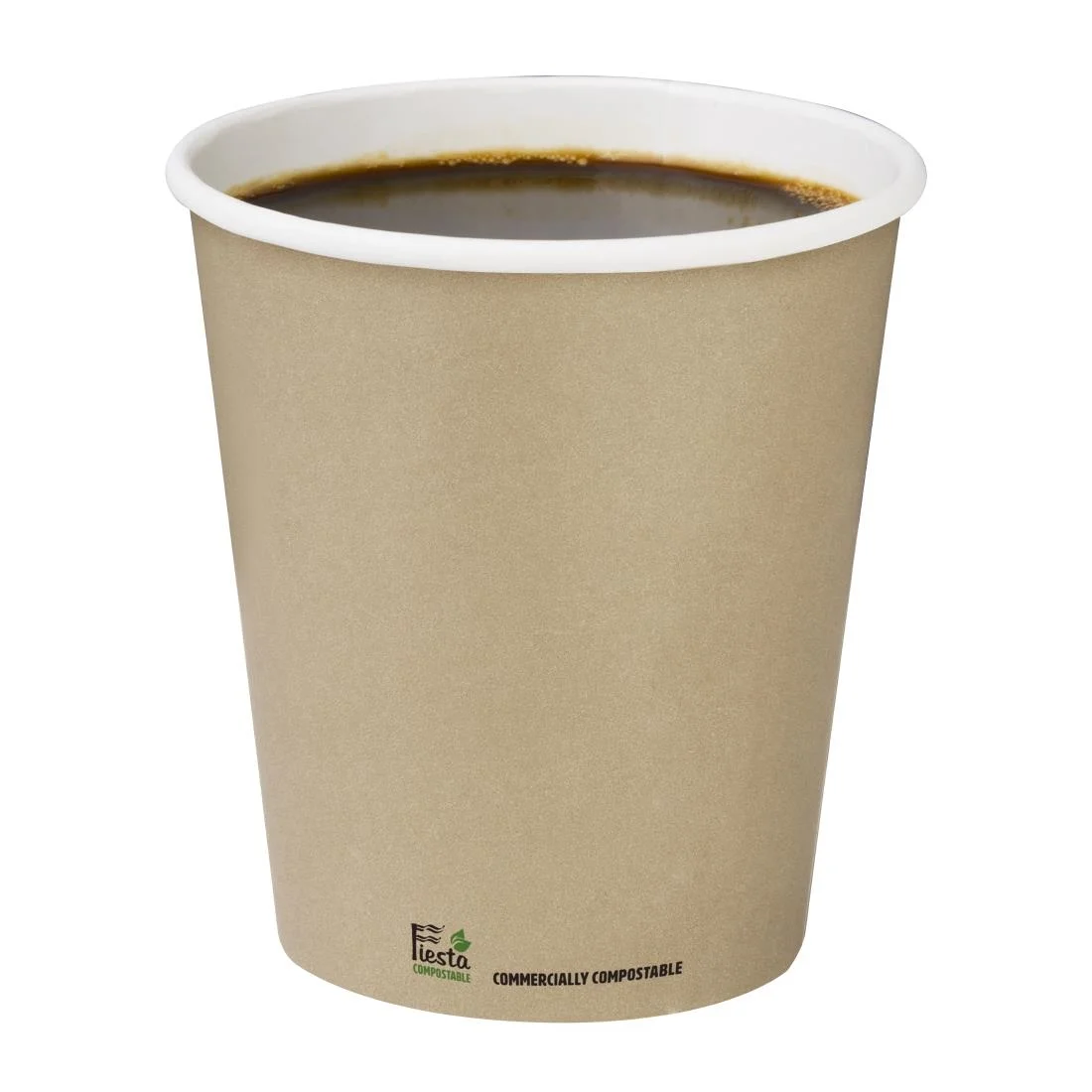 Fiesta Compostable Coffee Cups Single Wall 12oz (Pack of 50) - Image 4