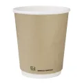 Fiesta Compostable Coffee Cups Double Wall 227ml / 8oz (Pack of 500) - Image 1