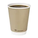 Fiesta Compostable Coffee Cups Double Wall 340ml (Pack of 25) - Image 4