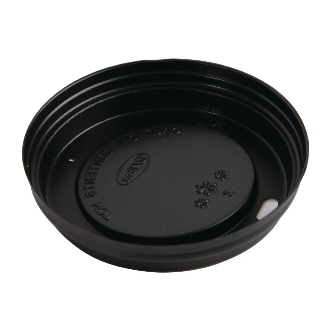 Fiesta Recyclable Coffee Cup Lids Black 340ml / 12oz and 455ml / 16oz (Pack of 50) - Image 3