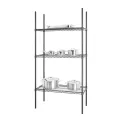 Nisbets Essentials 3 Tier Coated Shelving Unit 1820 x 915 x 457mm - Image 2
