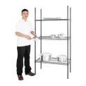 Nisbets Essentials 3 Tier Coated Shelving Unit 1820 x 915 x 457mm - Image 3