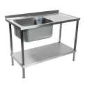 Holmes Fully Assembled Stainless Steel Sink Right Hand Drainer 1000mm - Image 1