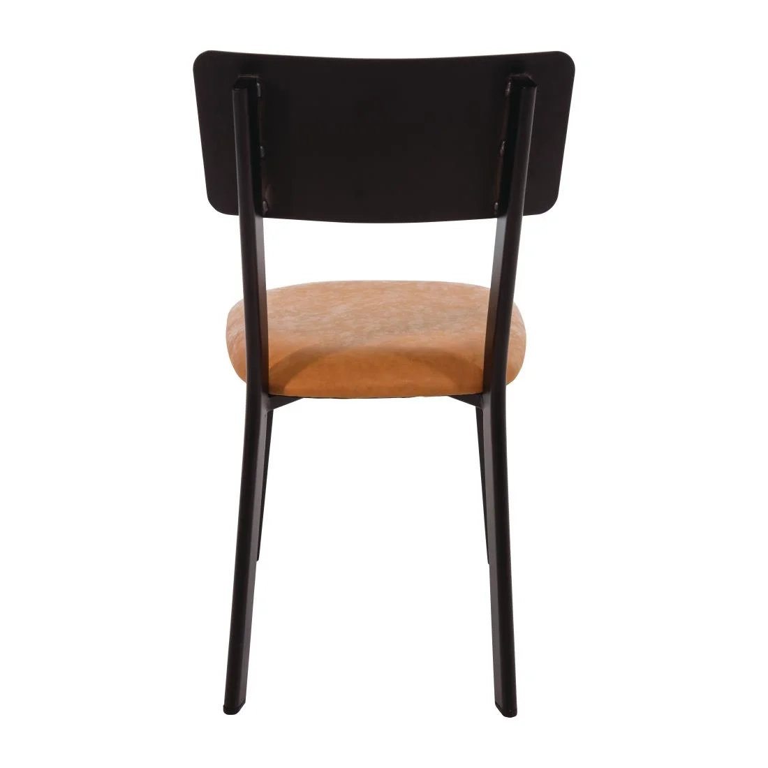 Bolero Metal & PU Side Chair Vintage Camel (Pack 4) - Image 5