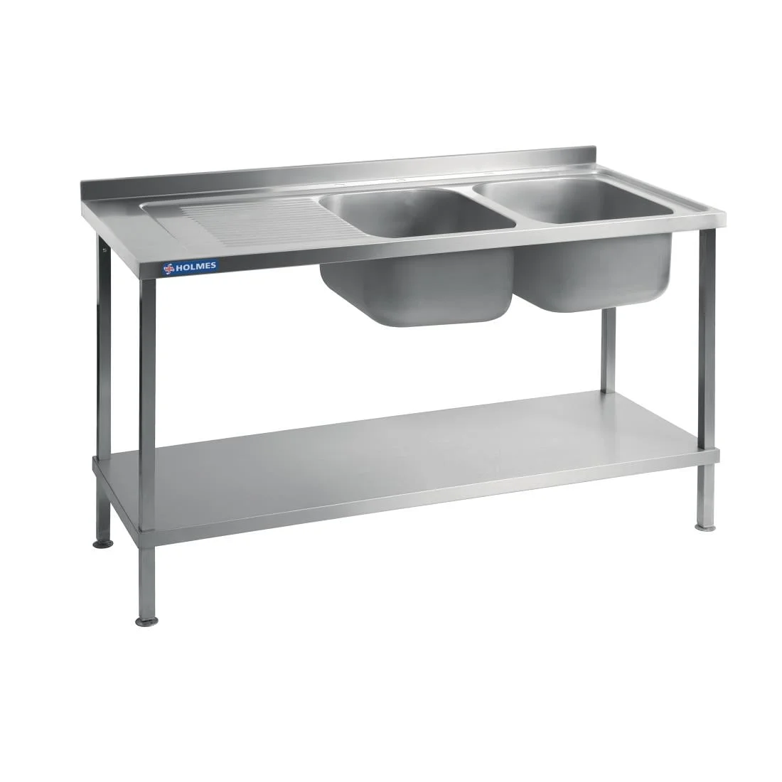 Holmes Fully Assembled Stainless Steel Sink Left Hand Drainer 1800mm - Image 1