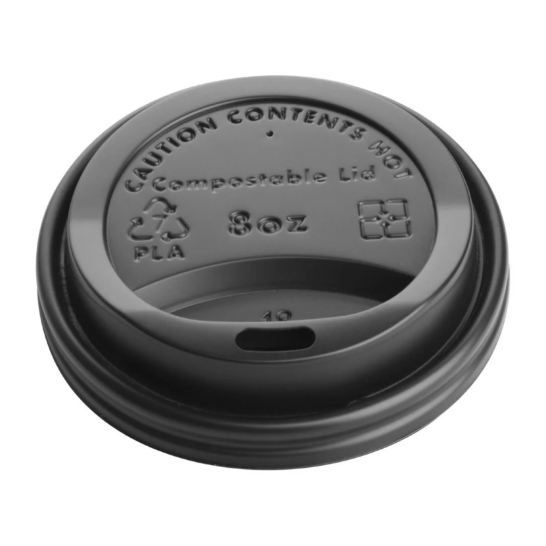 Fiesta Compostable Coffee Cup Lids 225ml / 8oz (Pack of 50) - Image 8
