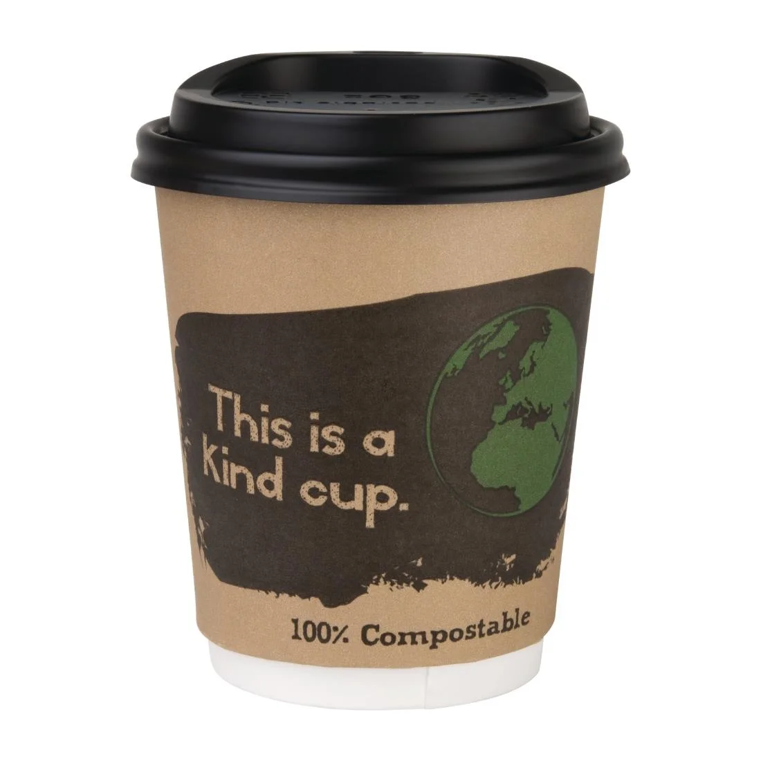 Fiesta Compostable Coffee Cup Lids 225ml / 8oz (Pack of 50) - Image 10