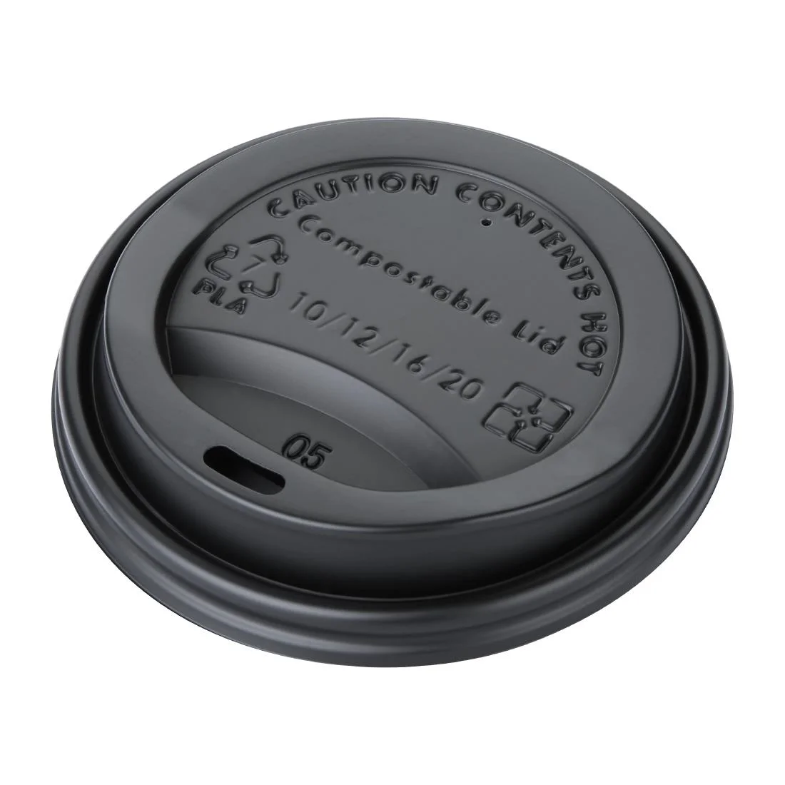 Fiesta Compostable Coffee Cup Lids 340ml / 12oz (Pack of 50) - Image 6