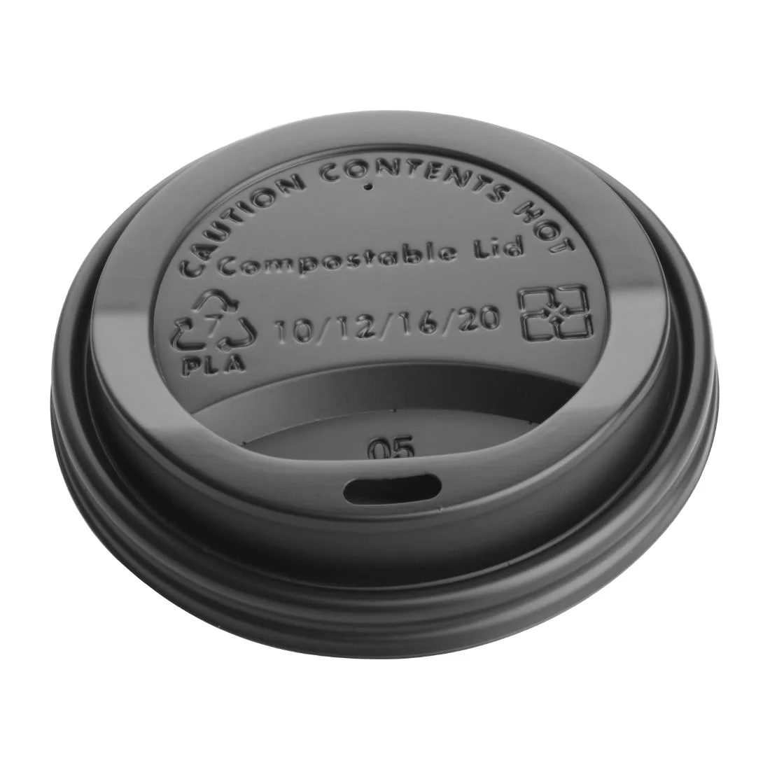Fiesta Compostable Coffee Cup Lids 340ml / 12oz (Pack of 50) - Image 7