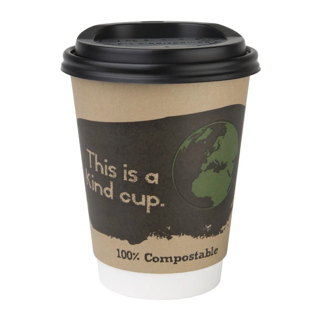 Fiesta Compostable Coffee Cup Lids 340ml / 12oz (Pack of 50) - Image 8