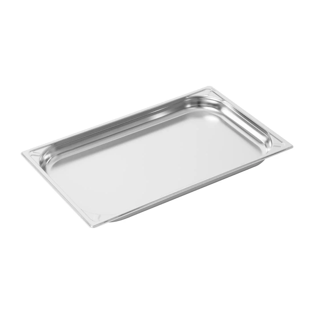 Vogue Heavy Duty Stainless Steel 1/1 GN Pan 40mm - Image 1
