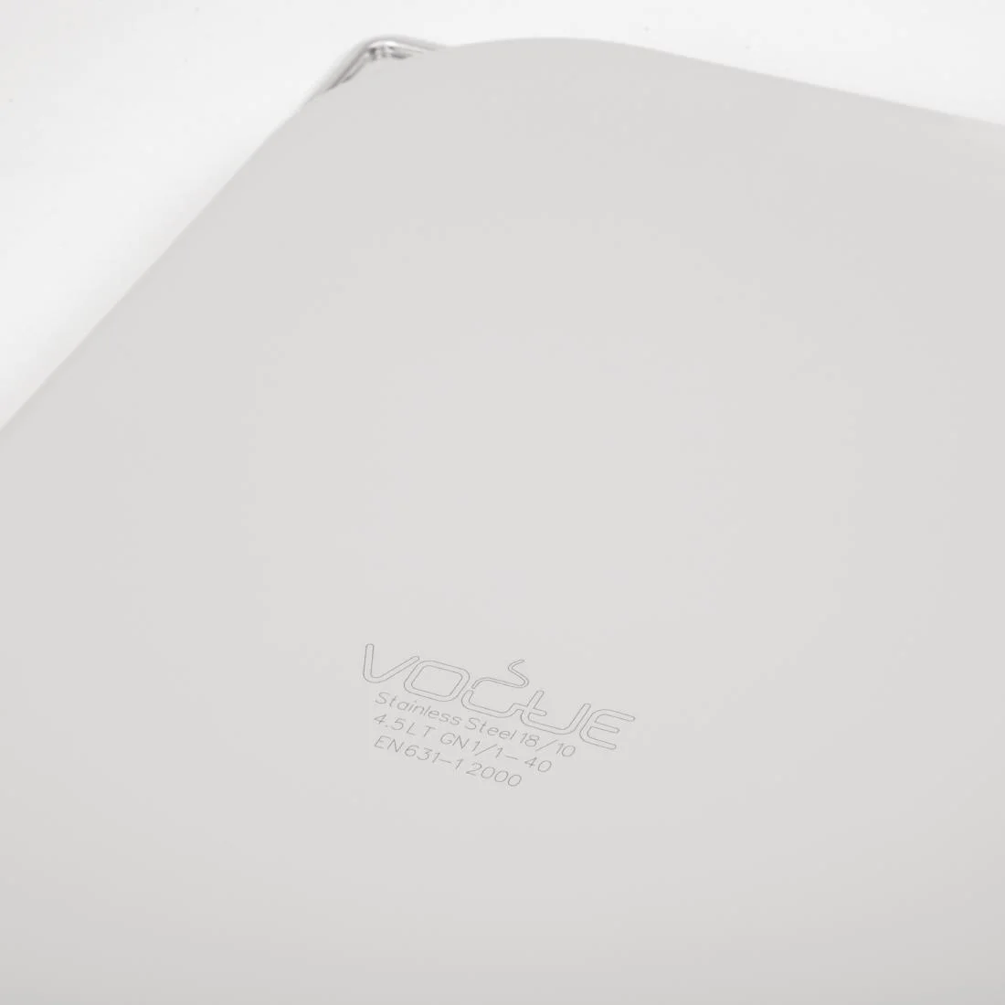 Vogue Heavy Duty Stainless Steel 1/1 GN Pan 40mm - Image 8