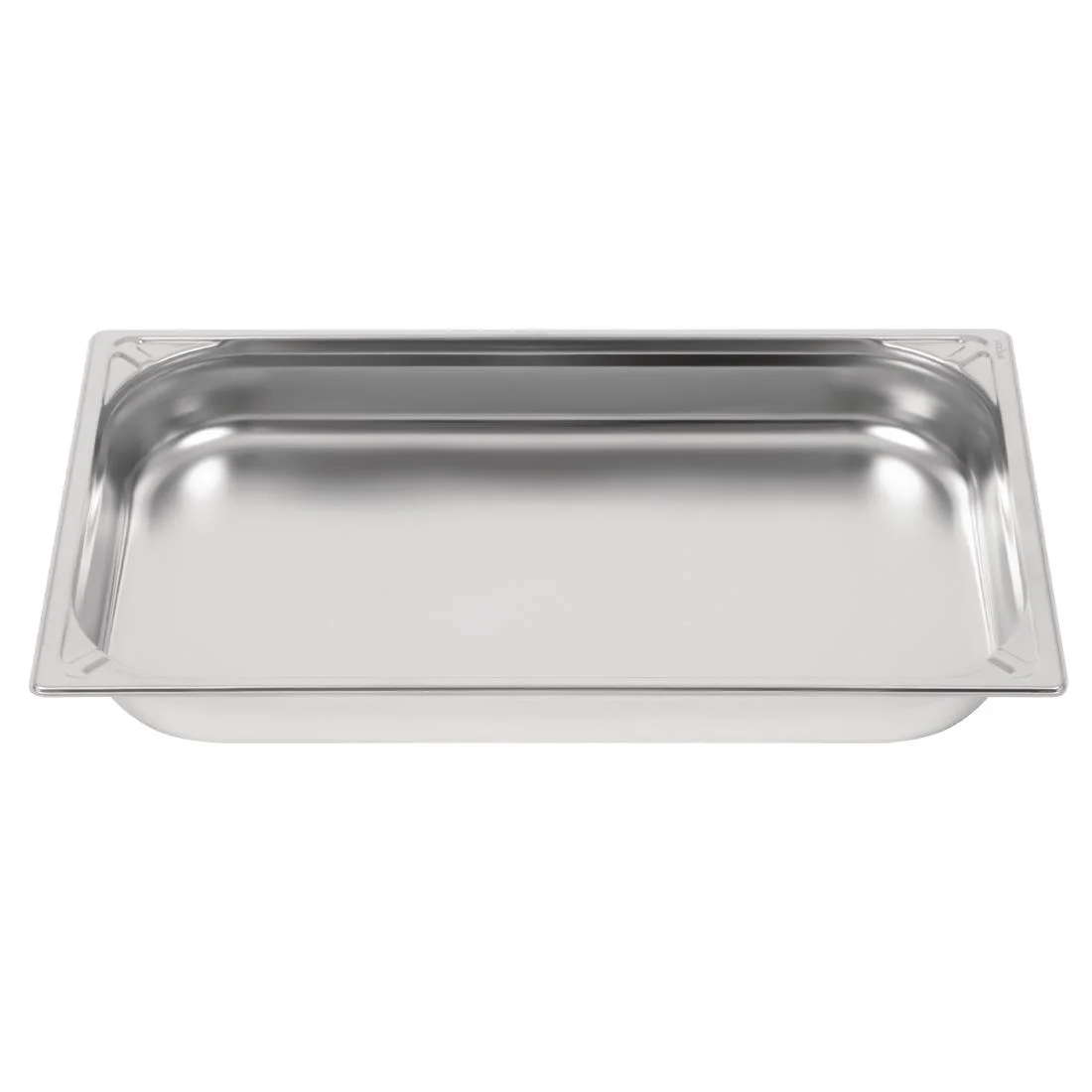 Vogue Heavy Duty Stainless Steel 1/1 Gastronorm Tray 65mm - Image 3
