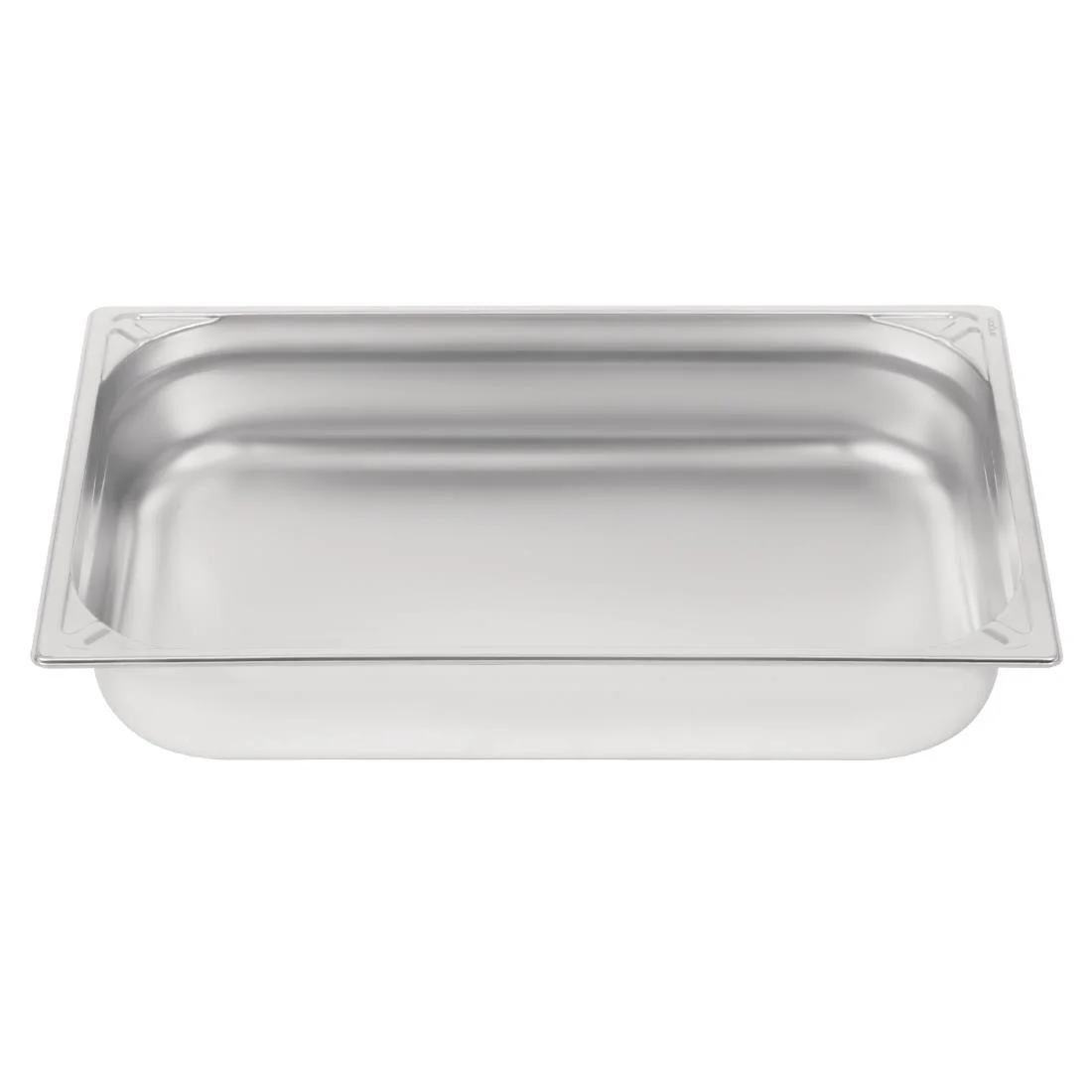 Vogue Heavy Duty Stainless Steel 1/1 Gastronorm Tray 100mm - Image 2