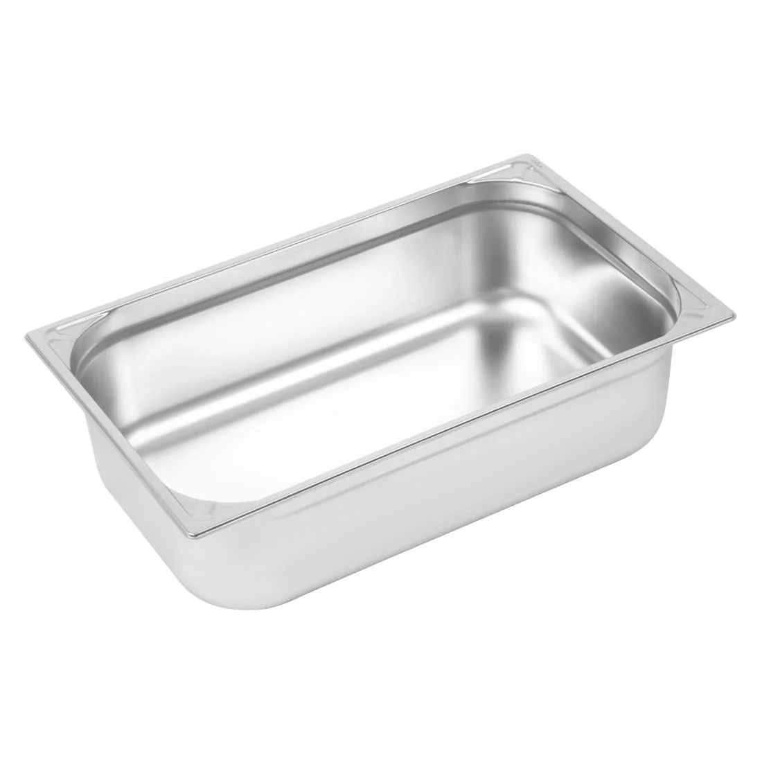 Vogue Heavy Duty Stainless Steel 1/1 Gastronorm Tray 150mm - Image 1