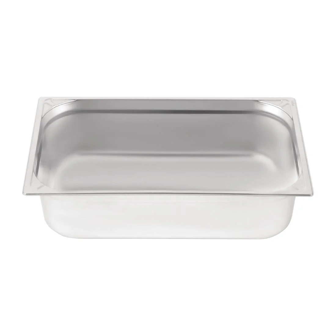 Vogue Heavy Duty Stainless Steel 1/1 Gastronorm Tray 150mm - Image 2