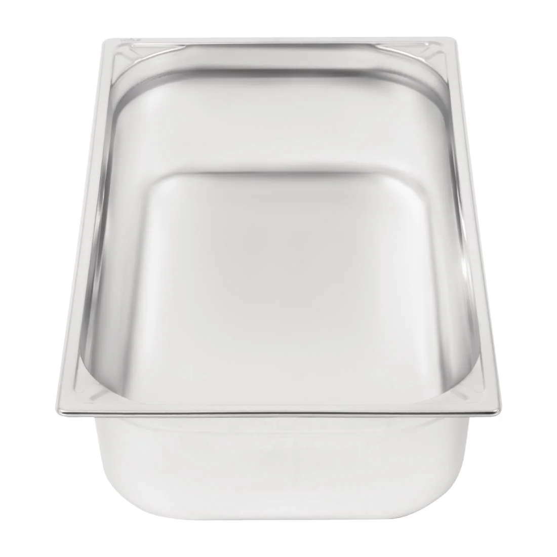 Vogue Heavy Duty Stainless Steel 1/1 Gastronorm Tray 150mm - Image 3