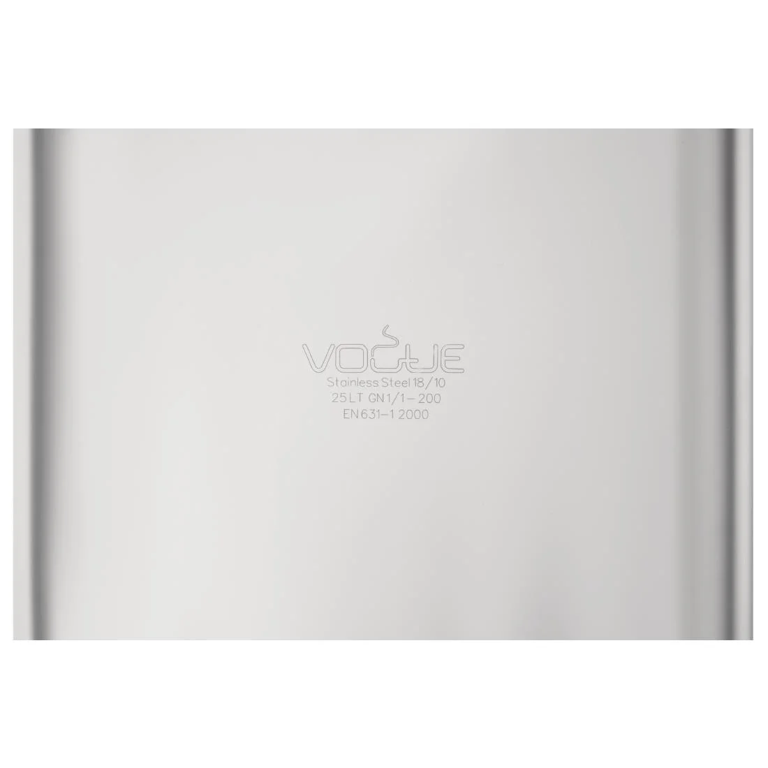 Vogue Heavy Duty Stainless Steel 1/1 Gastronorm Tray 200mm - Image 6