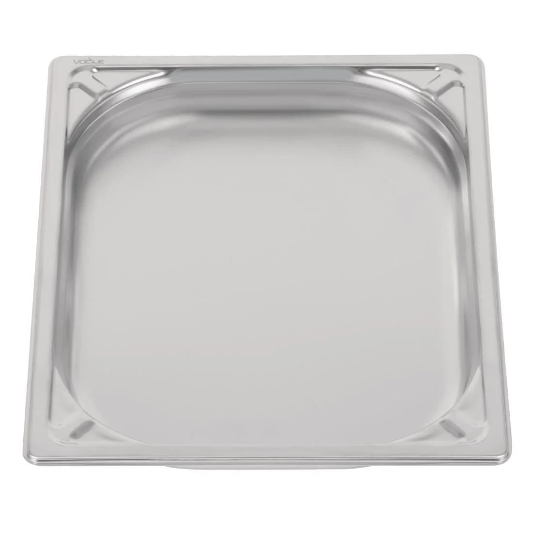 Vogue Heavy Duty Stainless Steel 1/2 Gastronorm Tray - Image 2