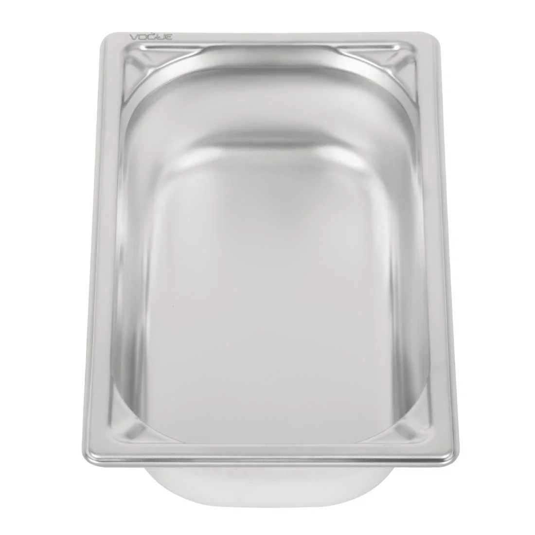 Vogue Heavy Duty Stainless Steel 1/4 Gastronorm Tray - Image 2