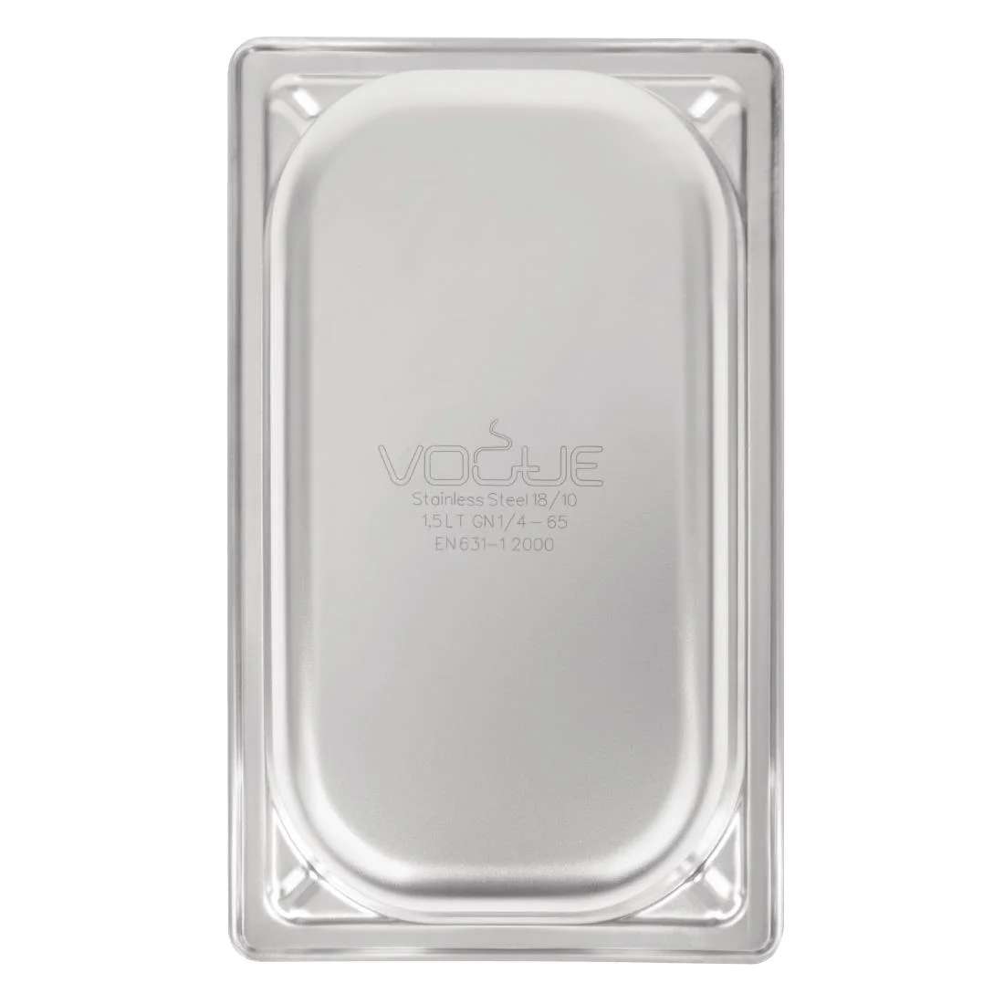 Vogue Heavy Duty Stainless Steel 1/4 Gastronorm Tray - Image 6