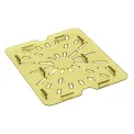 Cambro High Heat Polycarbonate 1/2 Gastronorm Drain Plate - Image 1