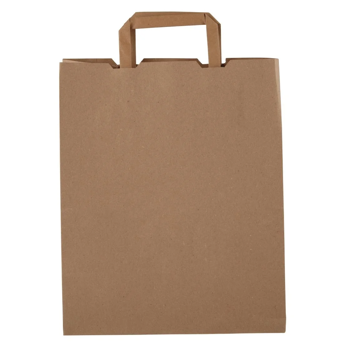 Vegware Compostable Recycled Paper Carrier Bags Large (Pack of 250) - Image 3