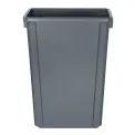 Jantex Slim Bin Grey 60Ltr - Image 1