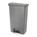 Rubbermaid Slim Jim Front Step-On Pedal Bin Grey 68Ltr - Image 2