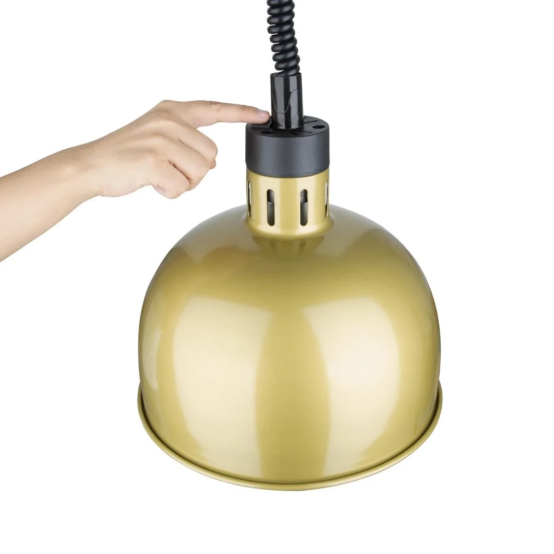 Buffalo Retractable Dome Heat Shade Pale Gold Finish - Image 5