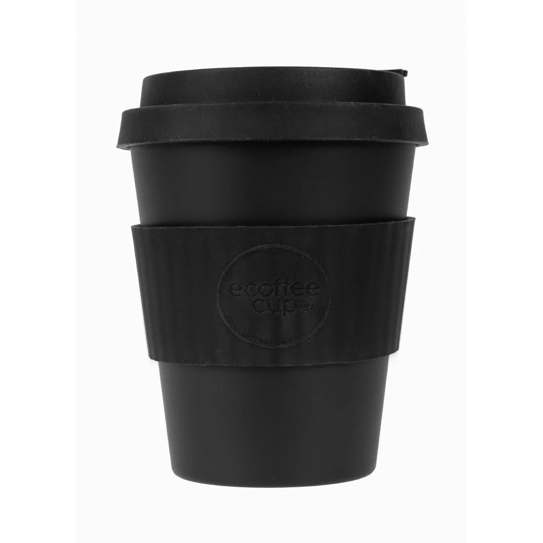 ecoffee cup Reusable Coffee Cup Kerr & Napier Black 12oz - Image 1