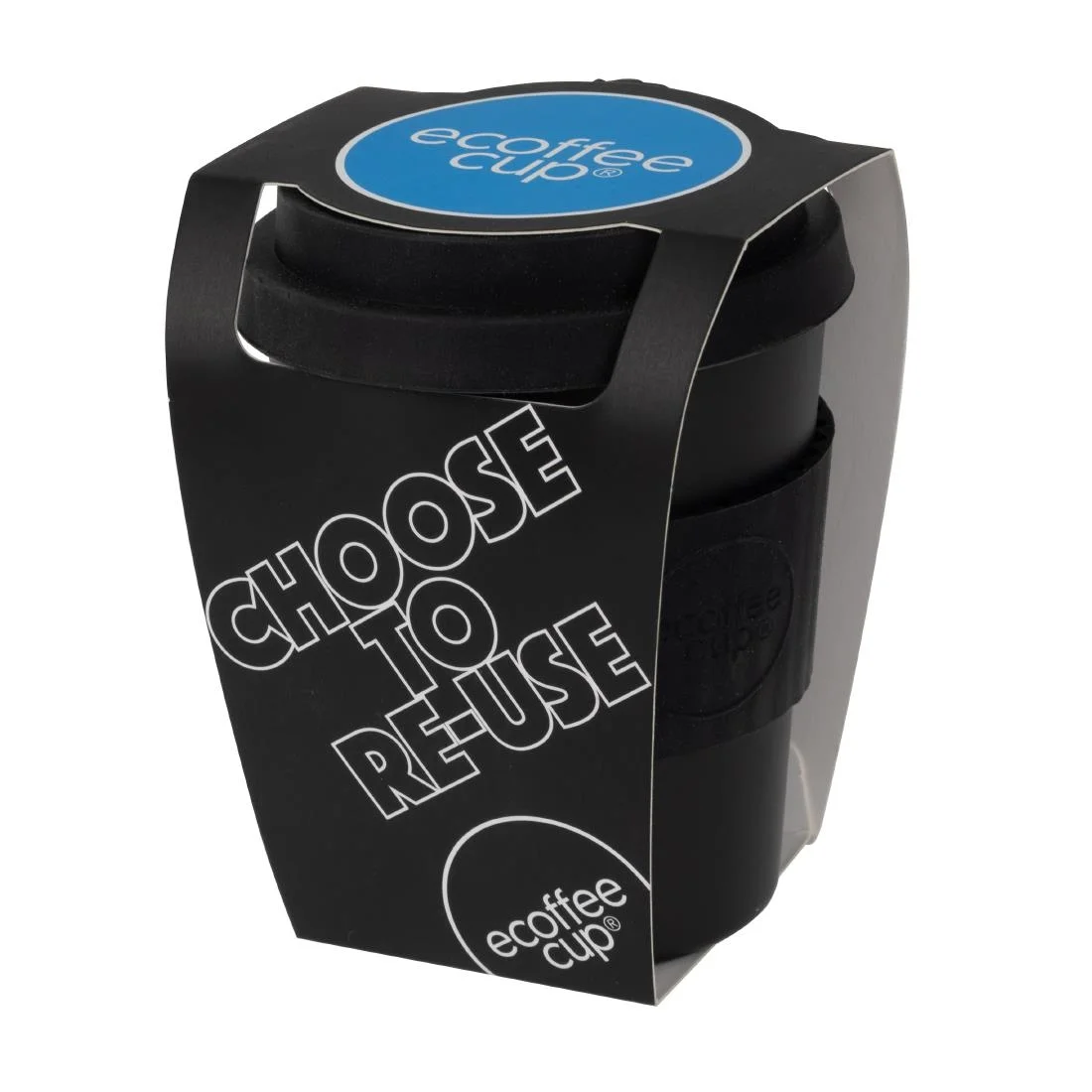 ecoffee cup Reusable Coffee Cup Kerr & Napier Black 12oz - Image 5