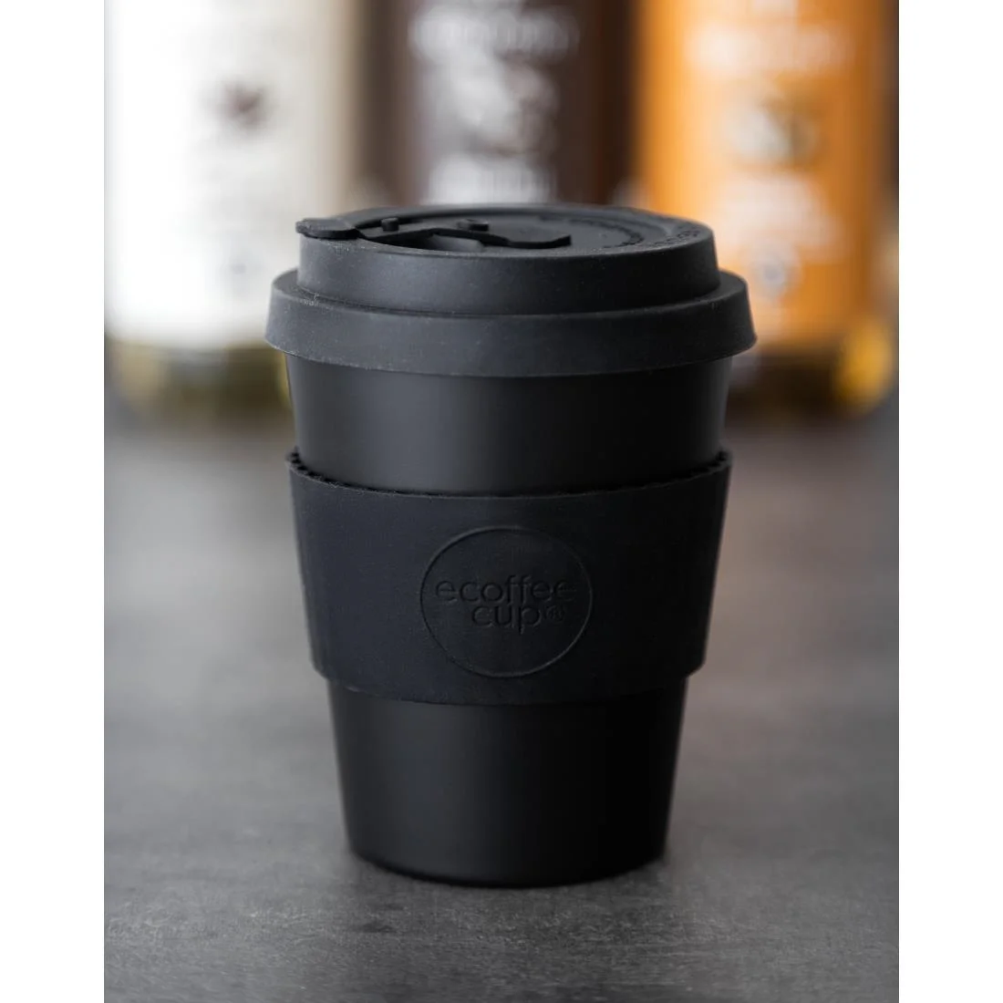 ecoffee cup Reusable Coffee Cup Kerr & Napier Black 12oz - Image 7