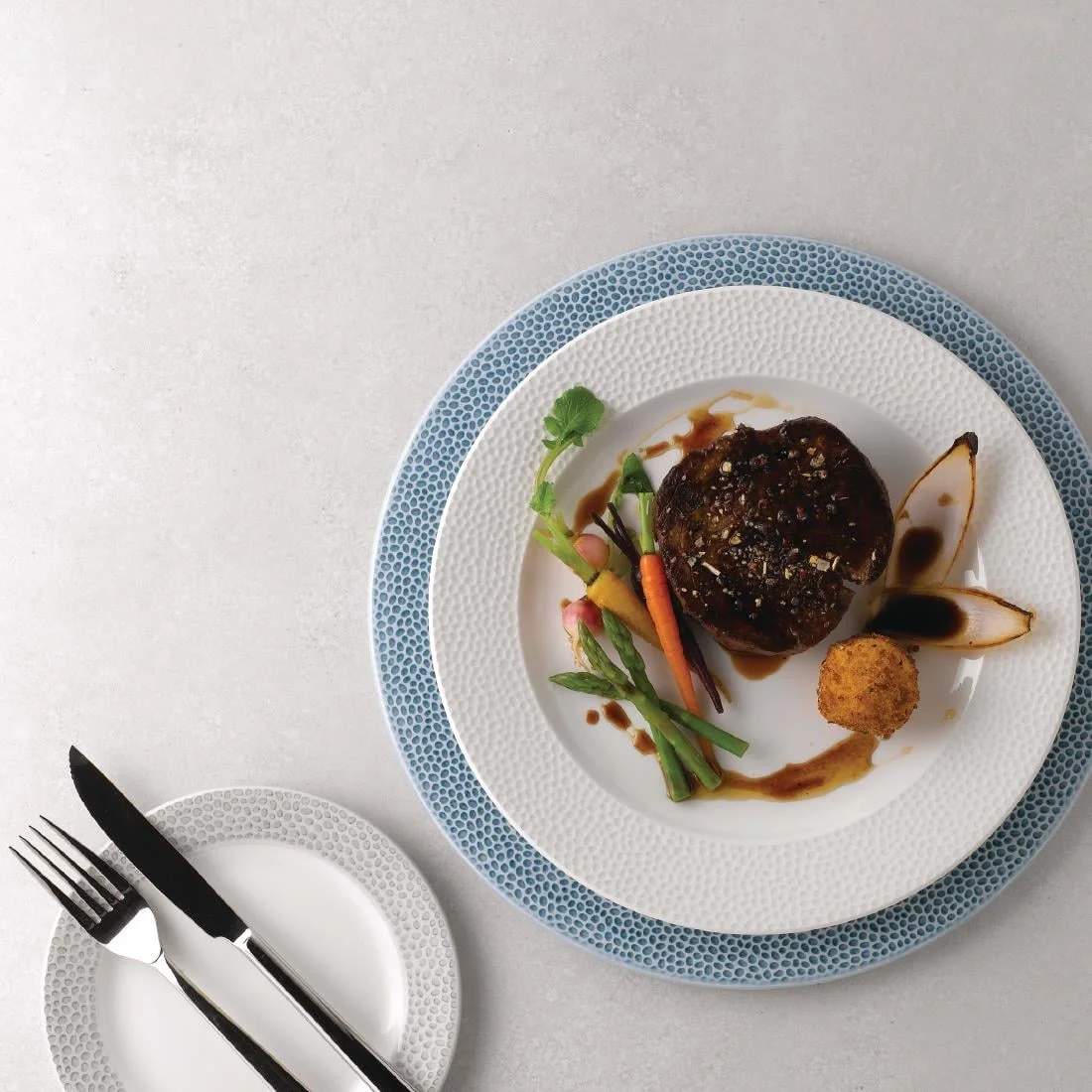 Churchill Isla Presentation Plates Ocean Blue 305mm (12 Pack) - Image 2