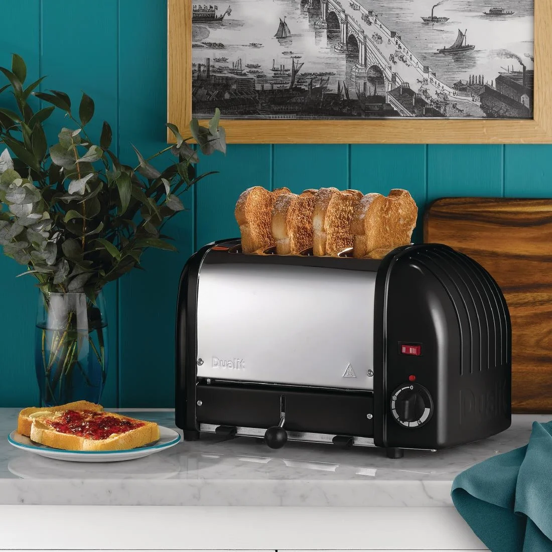 Dualit 4 Slice Vario Toaster Black 40344 - Image 3