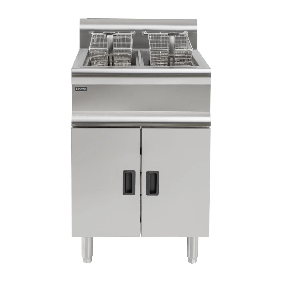 Lincat Silverlink 600 Free Standing Twin Natural Gas Fryer J10/N - Image 2