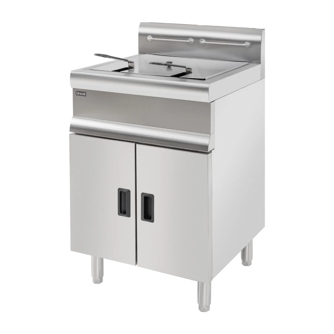 Lincat Silverlink 600 Free Standing Twin Natural Gas Fryer J10/N - Image 5