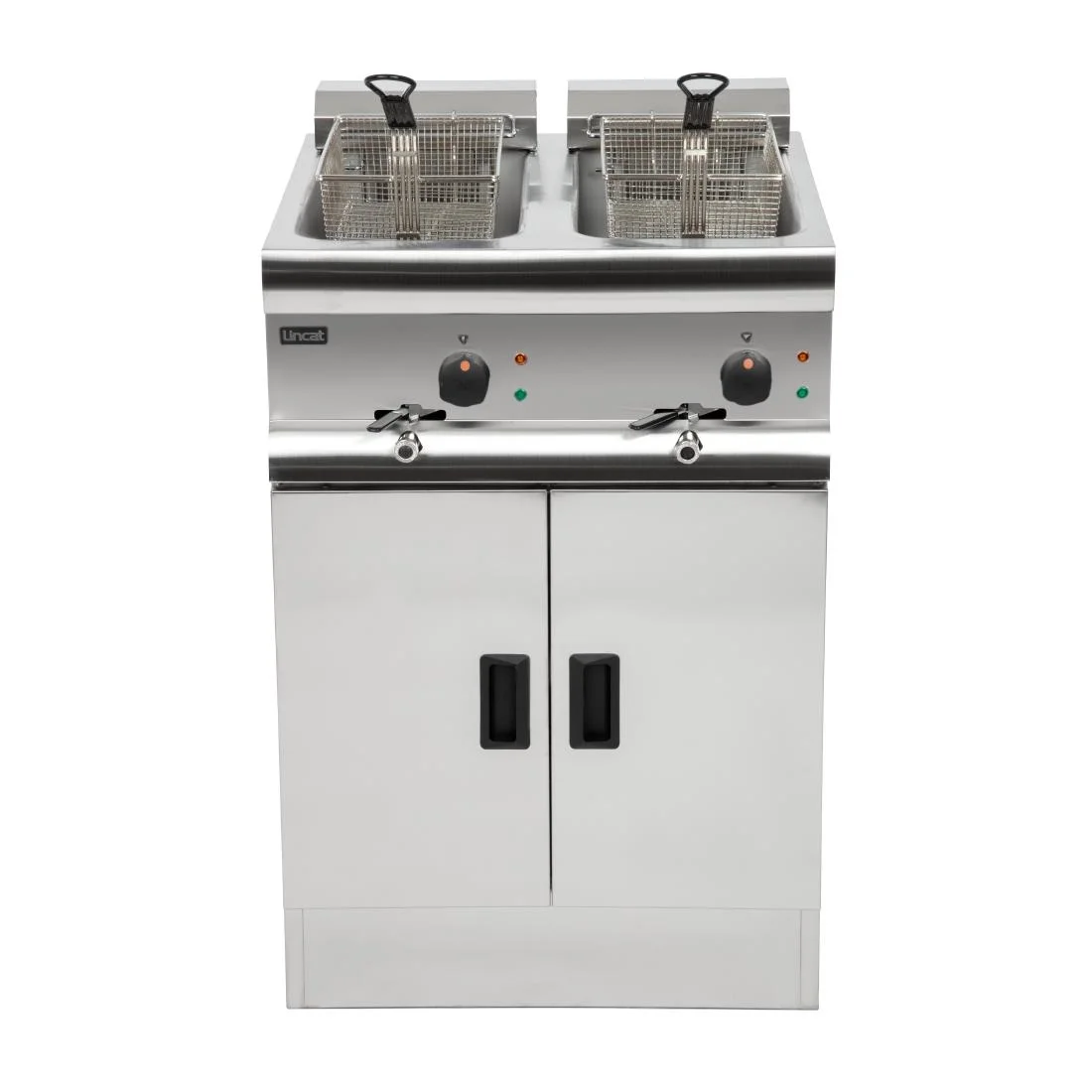 Lincat Silverlink 600 Free Standing Double Electric Fryer J18 - Image 4