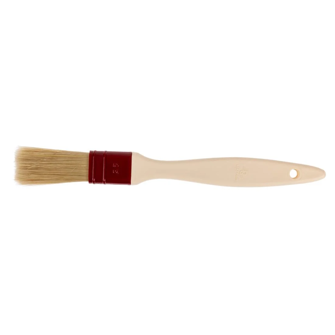 Matfer Pastry Brush Natural Flat Bristles 2.5cm - Image 1