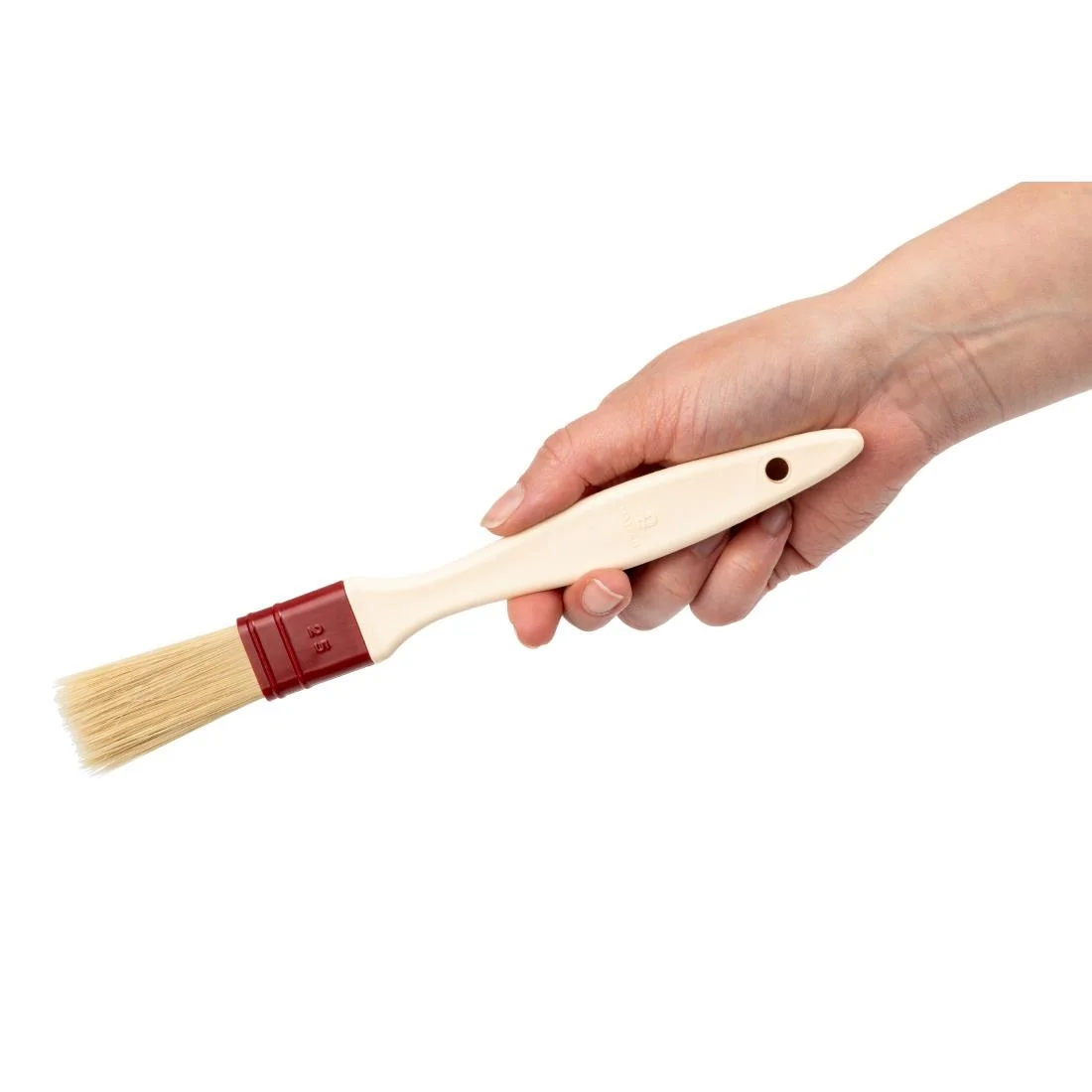 Matfer Pastry Brush Natural Flat Bristles 2.5cm - Image 4