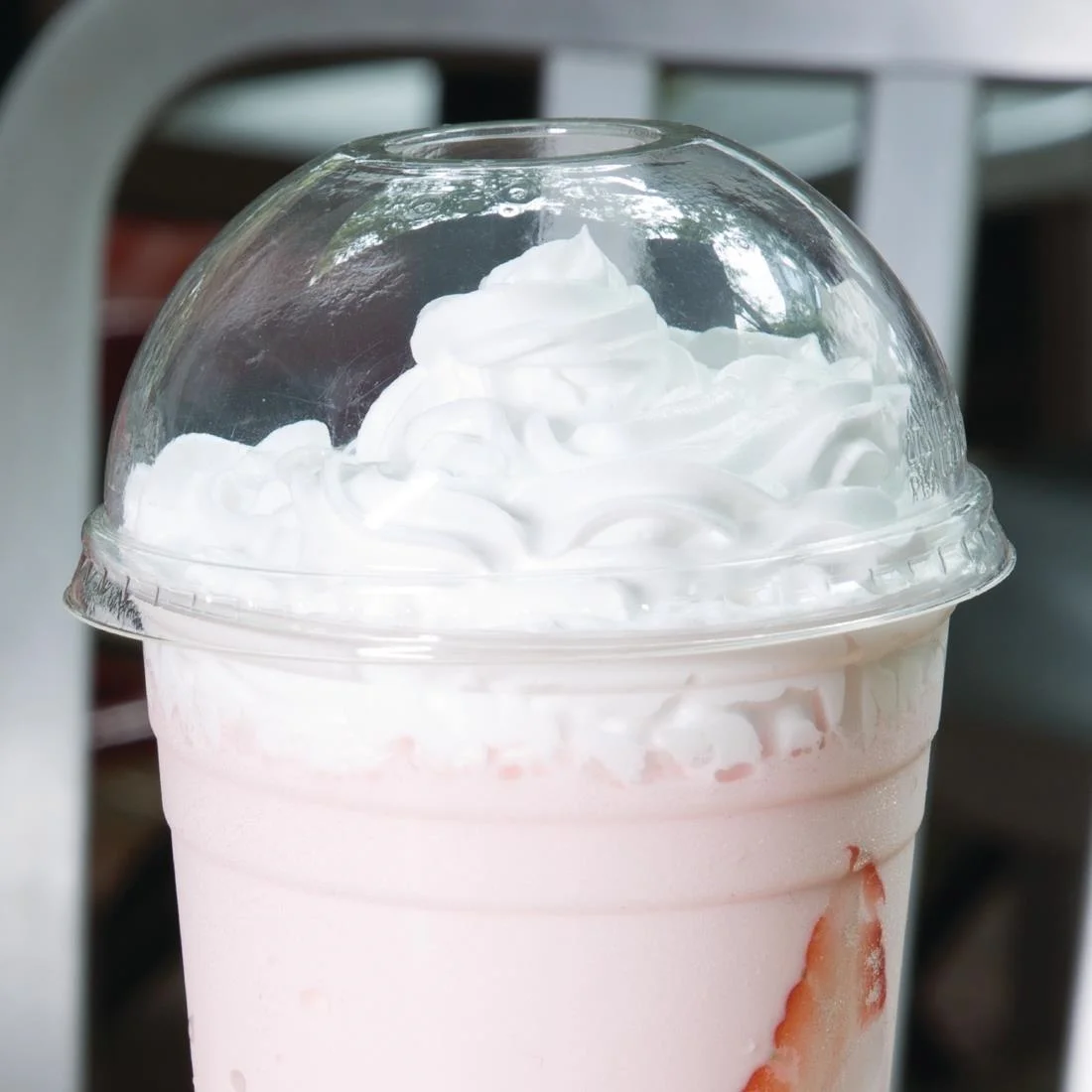 Fiesta Compostable PLA Cold Cup Domed Lids 12oz / 16oz / 20oz (Pack of 1000) - Image 4