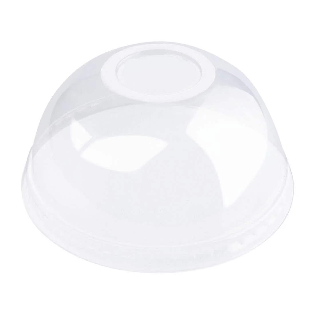 Fiesta Compostable PLA Cold Cup Domed Lids 12oz / 16oz / 20oz (Pack of 1000) - Image 2