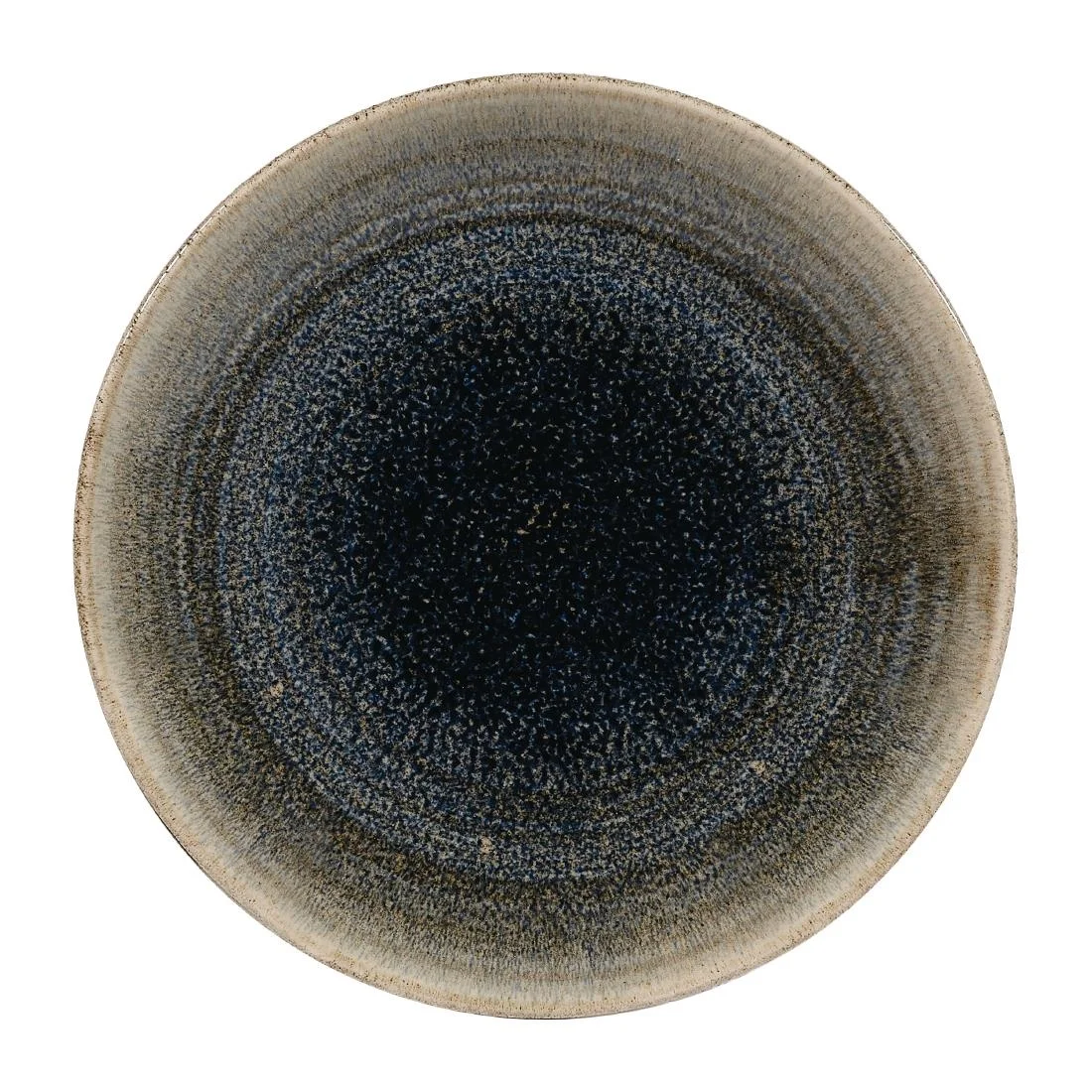 Churchill Stonecast Aqueous Coupe Plates Bayou Taupe 165mm (12 Pack) - Image 1