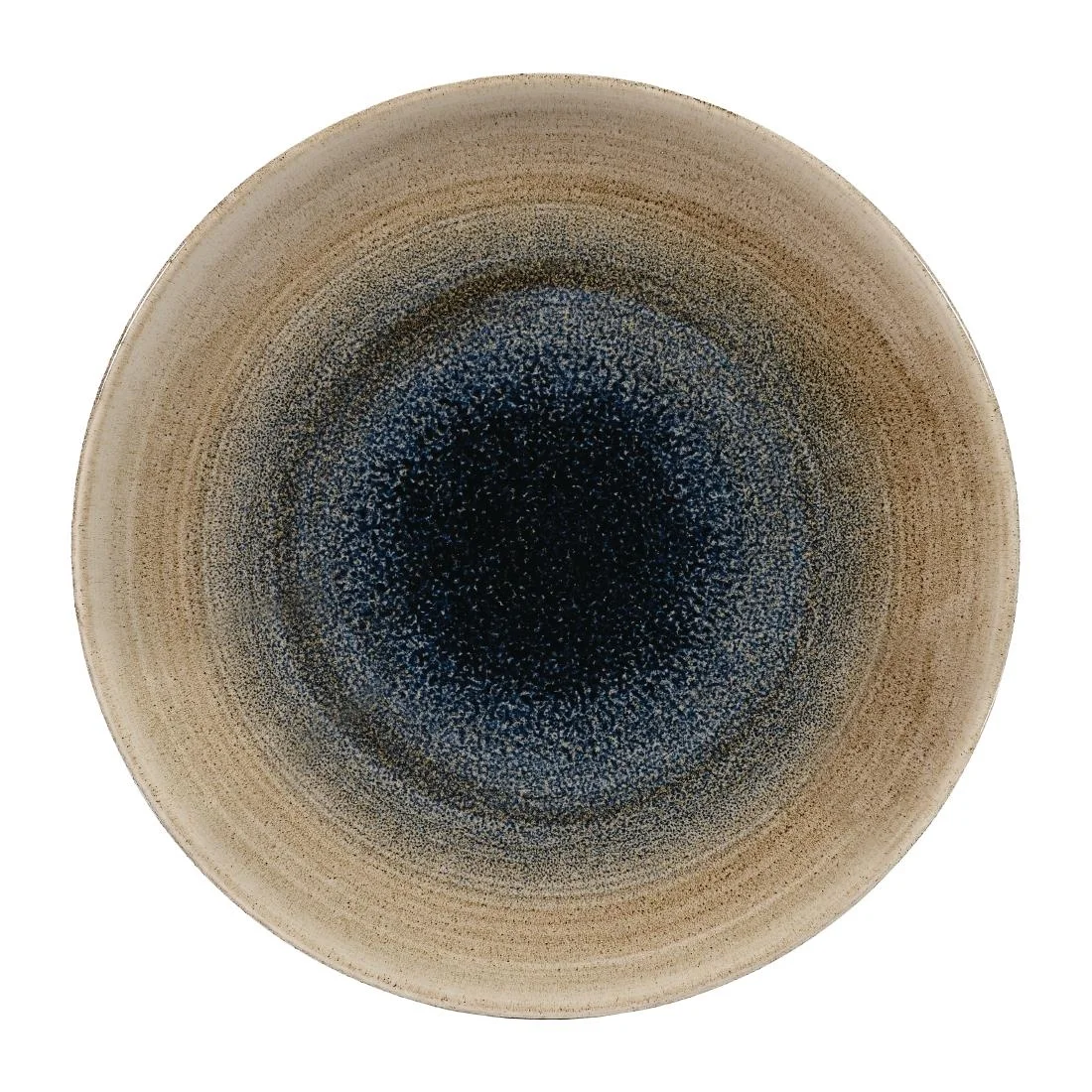 Churchill Stonecast Aqueous Coupe Plates Bayou Taupe 217mm (12 Pack) - Image 1