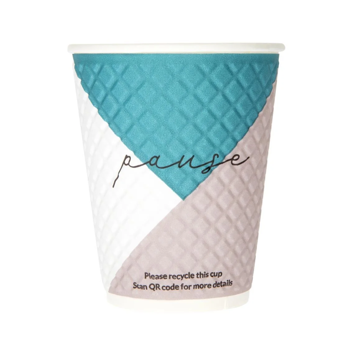 Huhtamaki Pause Disposable Coffee Cups Double Wall 340ml / 12oz (Pack of 740) - Image 2